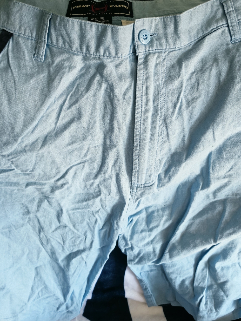 Phat Farm Light Blue Men’s Cargo Shorts